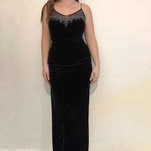 Vintage beaded prom dress!